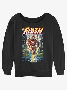 DC The Flash City Run Womens Slouchy Sweatshirt, , hi-res